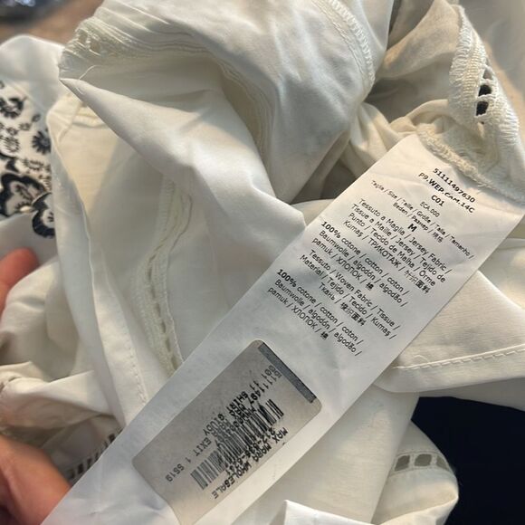 Weekend Max Mara Giudy White Embroidery Top - Picture 4 of 4